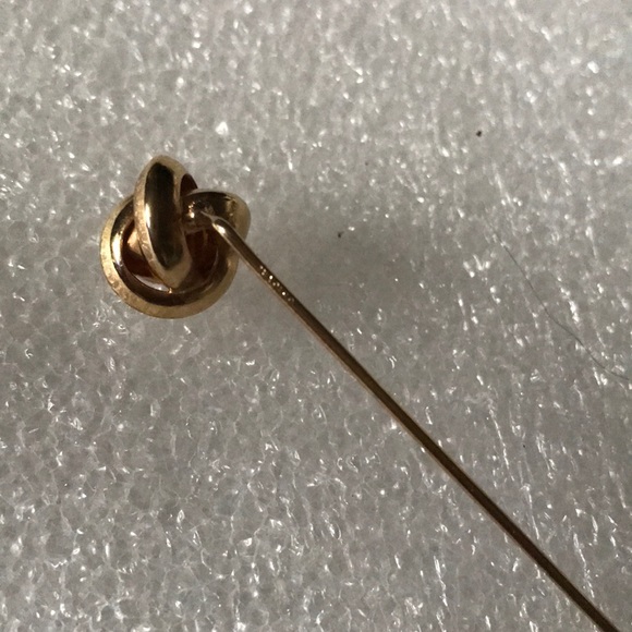 10k GF flower stick pin - Picture 3 of 4